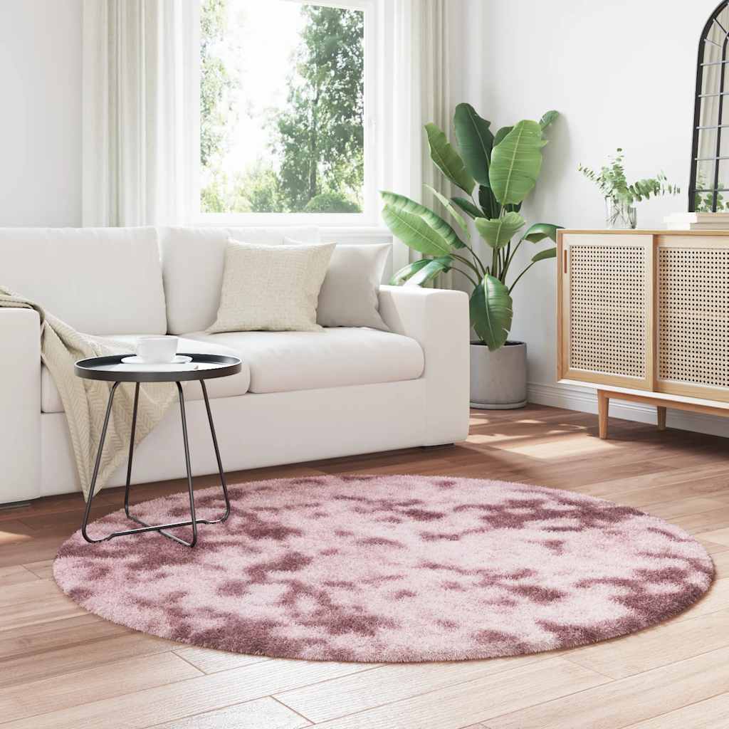 vidaXL Covor shaggy cu pom înalt, NAVARRA, roz praf, 160x160 cm vidaXL Covor shaggy cu pom înalt, NAVARRA, roz praf, 160x160 cm
