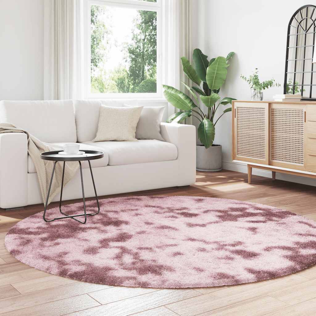 vidaXL Covor shaggy cu pom înalt, NAVARRA, roz praf, 200x200 cm vidaXL Covor shaggy cu pom înalt, NAVARRA, roz praf, 200x200 cm