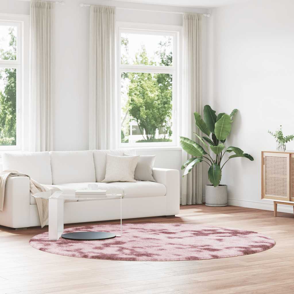 vidaXL Covor shaggy cu pom înalt, NAVARRA, roz praf, 240x240 cm vidaXL Covor shaggy cu pom înalt, NAVARRA, roz praf, 240x240 cm