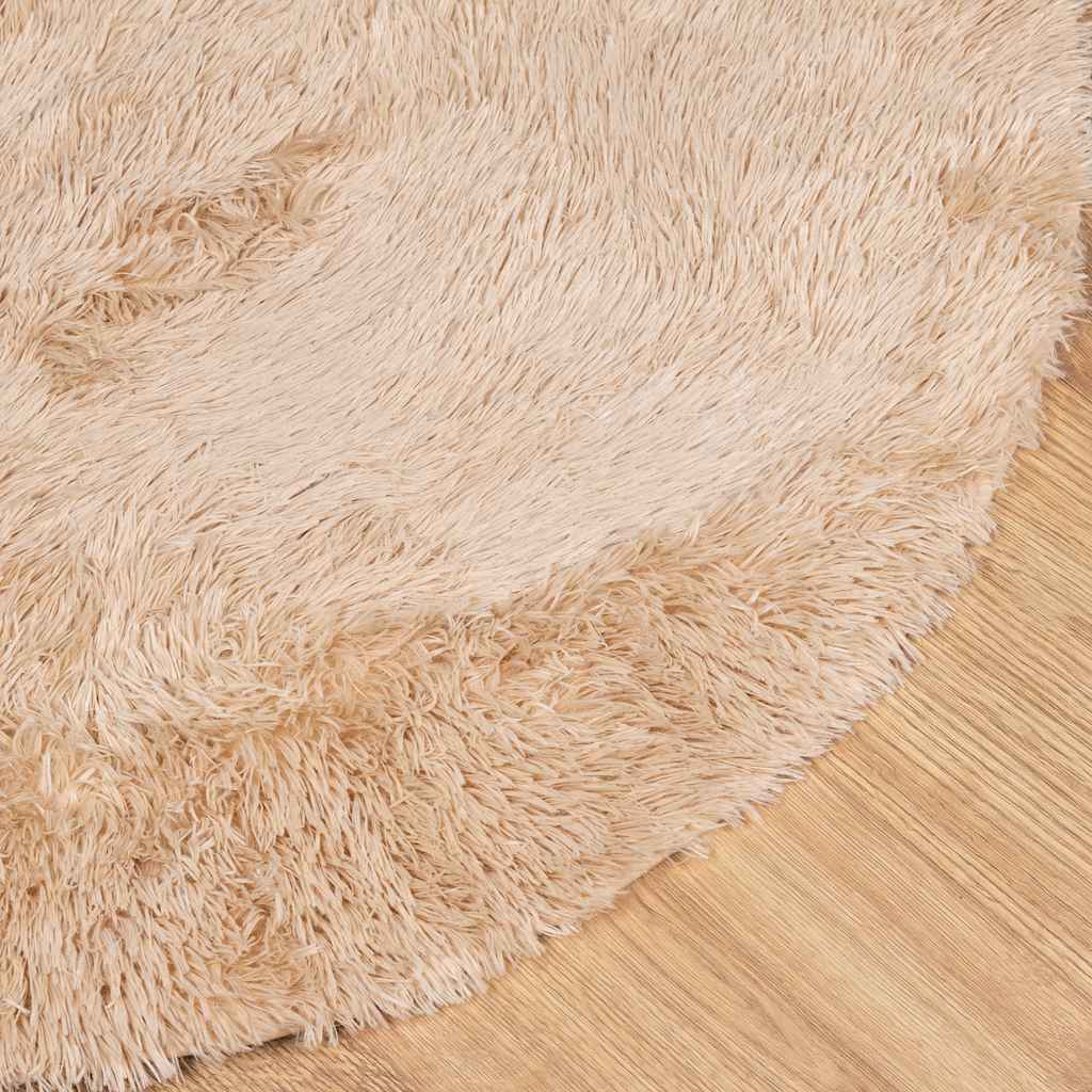 vidaXL Covor shaggy cu pom înalt, NAVARRA, bej, 300x200 cm, poliester