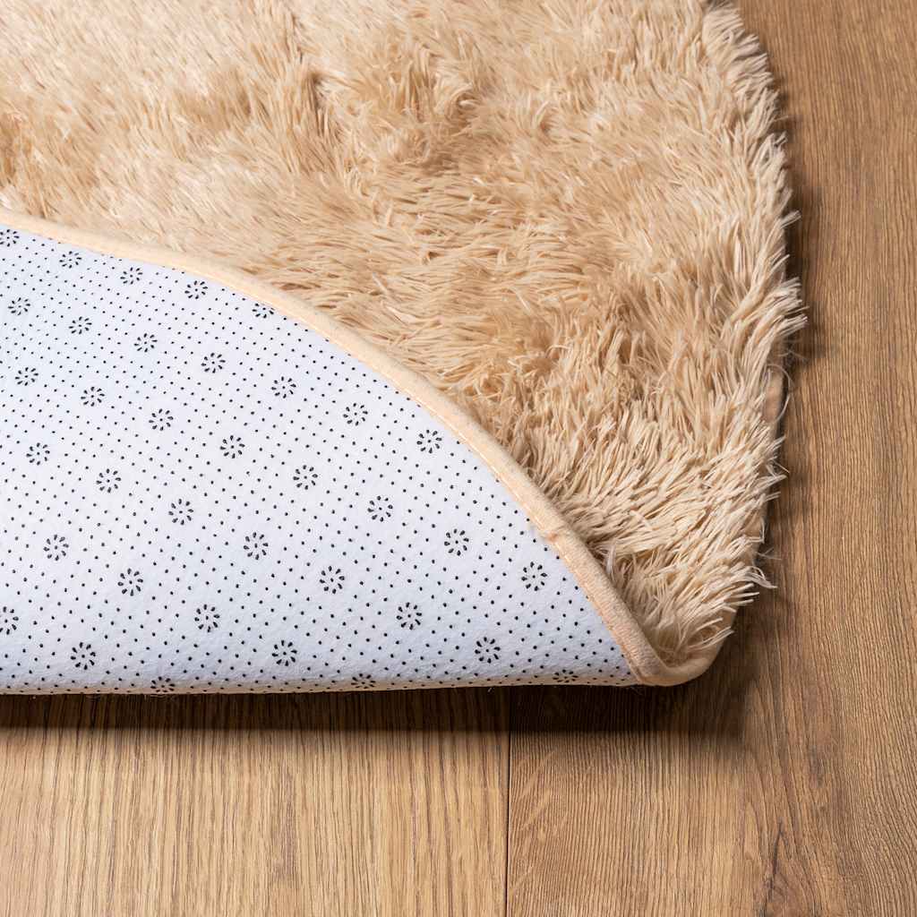 vidaXL Covor shaggy cu pom înalt, NAVARRA, bej, 300x200 cm, poliester