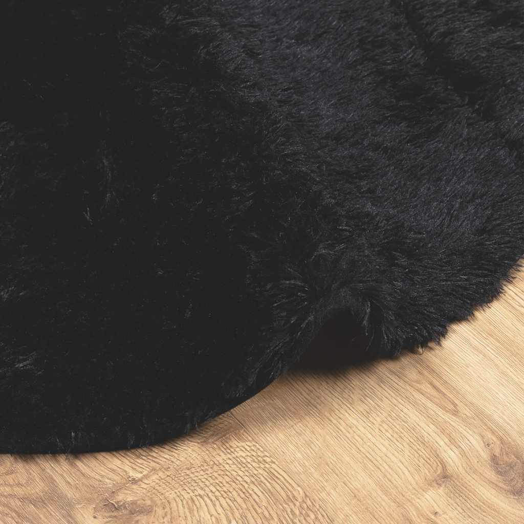 vidaXL Covor shaggy cu pom înalt, NAVARRA, negru, 300x200cm, poliester vidaXL Covor shaggy cu pom înalt, NAVARRA, negru, 300x200cm, poliester