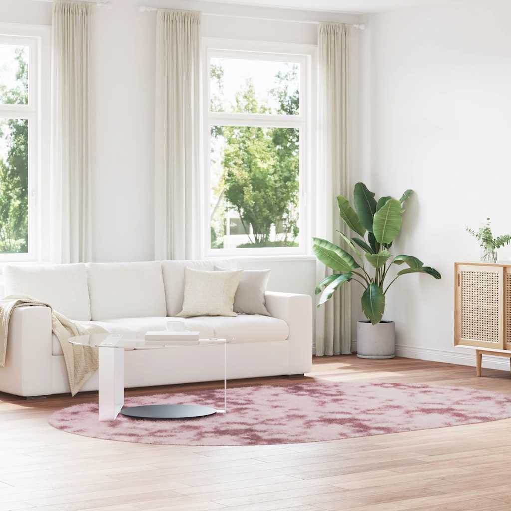 vidaXL Covor shaggy cu pom înalt, NAVARRA, roz praf, 300x200 cm vidaXL Covor shaggy cu pom înalt, NAVARRA, roz praf, 300x200 cm