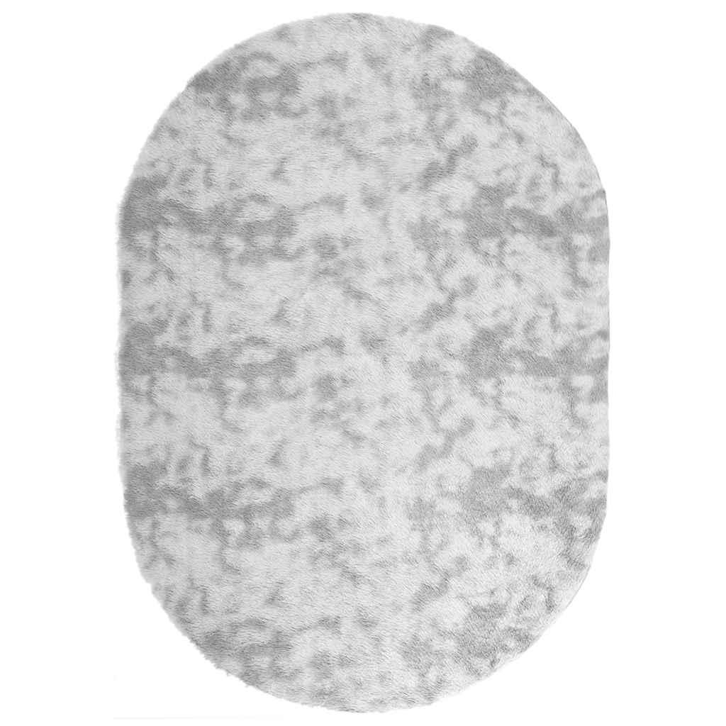 vidaXL Covor shaggy cu pom înalt, NAVARRA, gri deschis, 300x200 cm