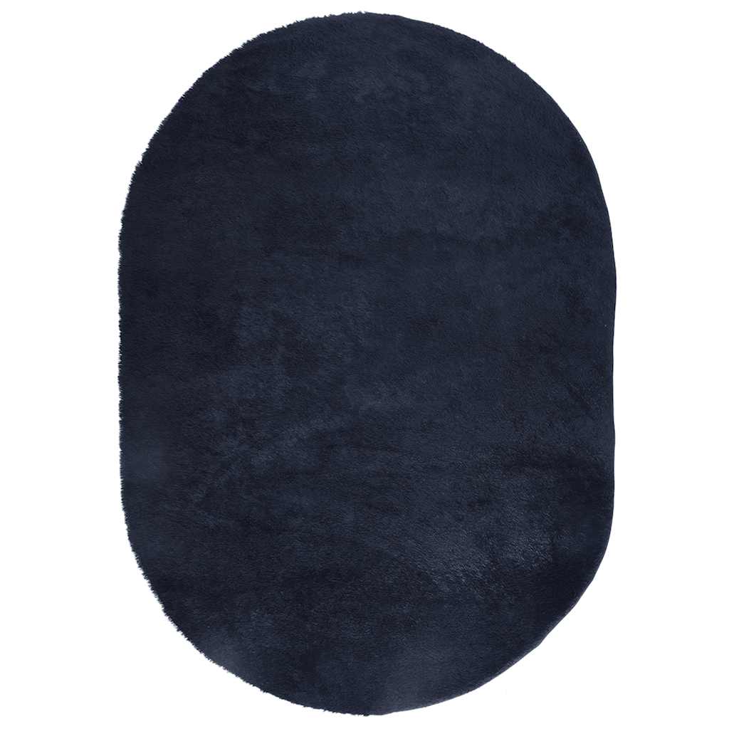 vidaXL Covor shaggy cu pom înalt, NAVARRA, bleumarin, 300x200 cm