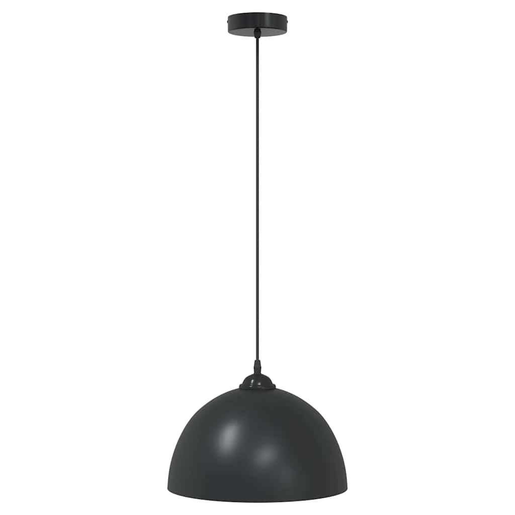 vidaXL Lămpi de suspendare 2 buc E27 Negru Ø 30 cm Metal vidaXL Lămpi de suspendare 2 buc E27 Negru Ø 30 cm Metal