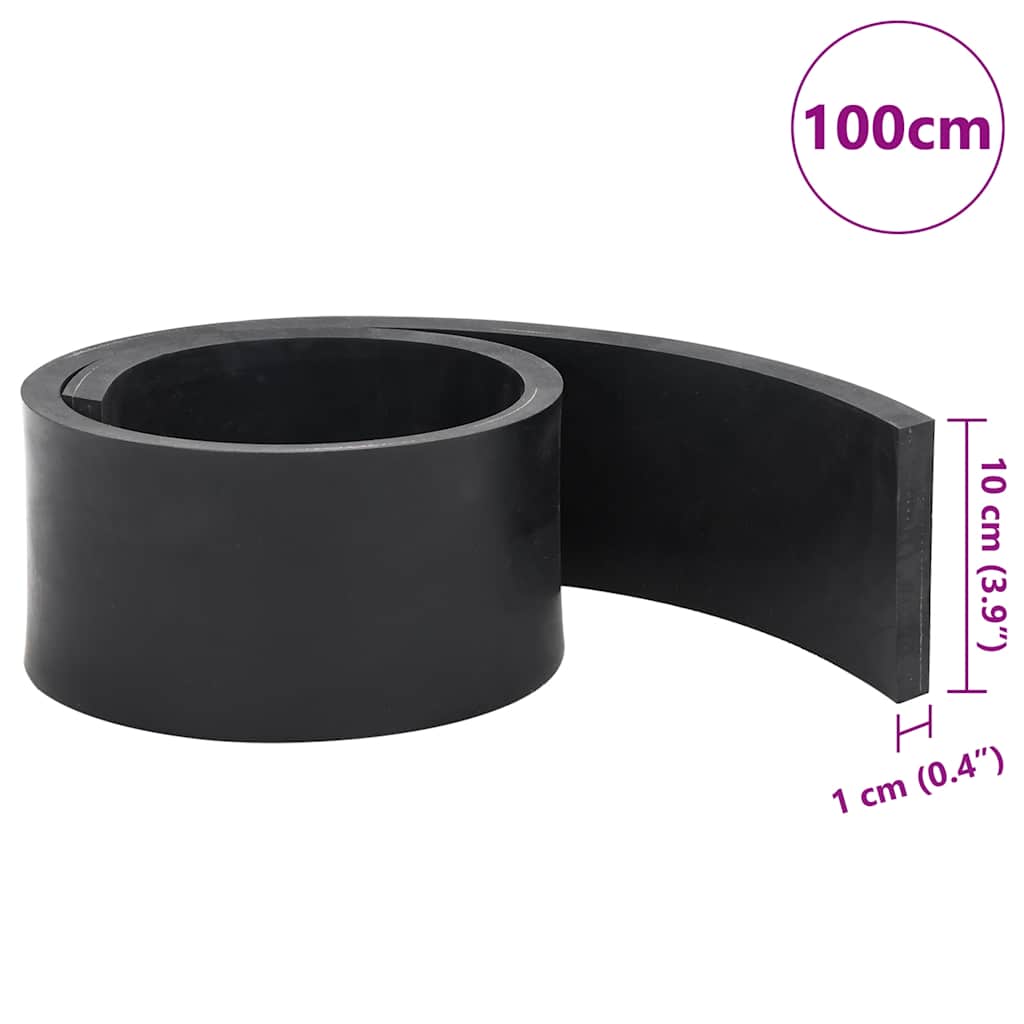 vidaXL Margine de cauciuc pentru plug de zăpadă negru 100x10x1 cm vidaXL Margine de cauciuc pentru plug de zăpadă negru 100x10x1 cm