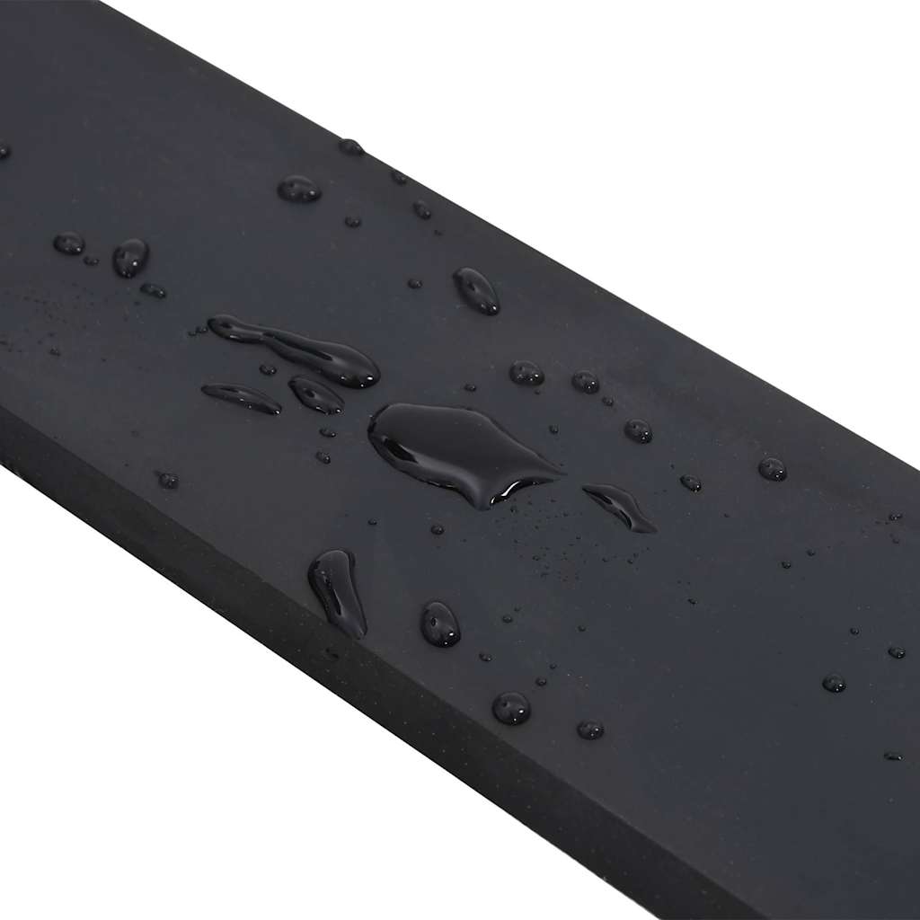 vidaXL Margine de cauciuc pentru plug de zăpadă negru 250x10x1 cm vidaXL Margine de cauciuc pentru plug de zăpadă negru 250x10x1 cm