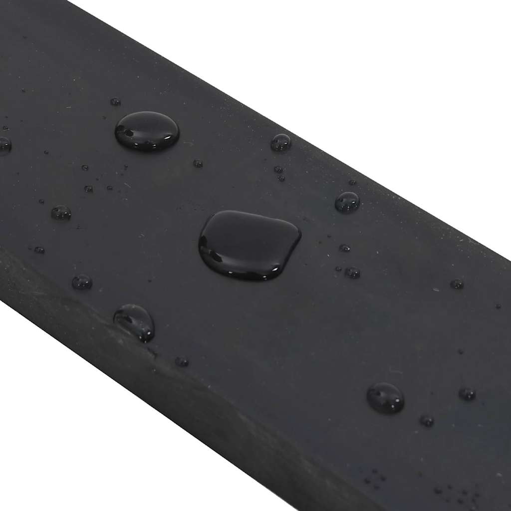 vidaXL Margine de cauciuc pentru plug de zăpadă negru 100x10x2 cm vidaXL Margine de cauciuc pentru plug de zăpadă negru 100x10x2 cm