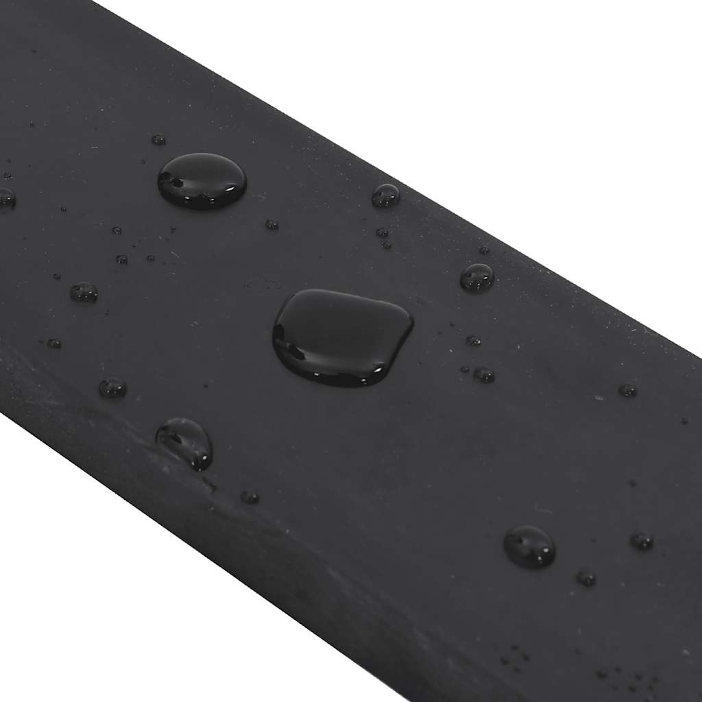 vidaXL Margine de cauciuc pentru plug de zăpadă negru 250x10x2 cm vidaXL Margine de cauciuc pentru plug de zăpadă negru 250x10x2 cm