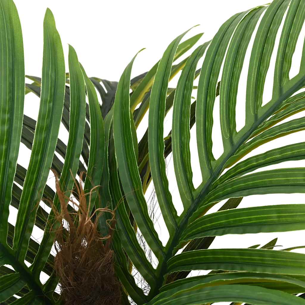 vidaXL Palmier artificial 6 frunze 100 cm verde