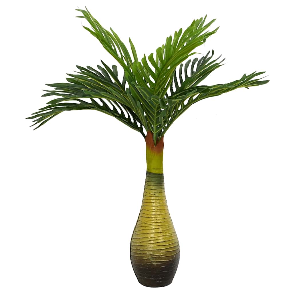 vidaXL Plantă artificială de palmier 9 frunze 70 cm verde vidaXL Plantă artificială de palmier 9 frunze 70 cm verde