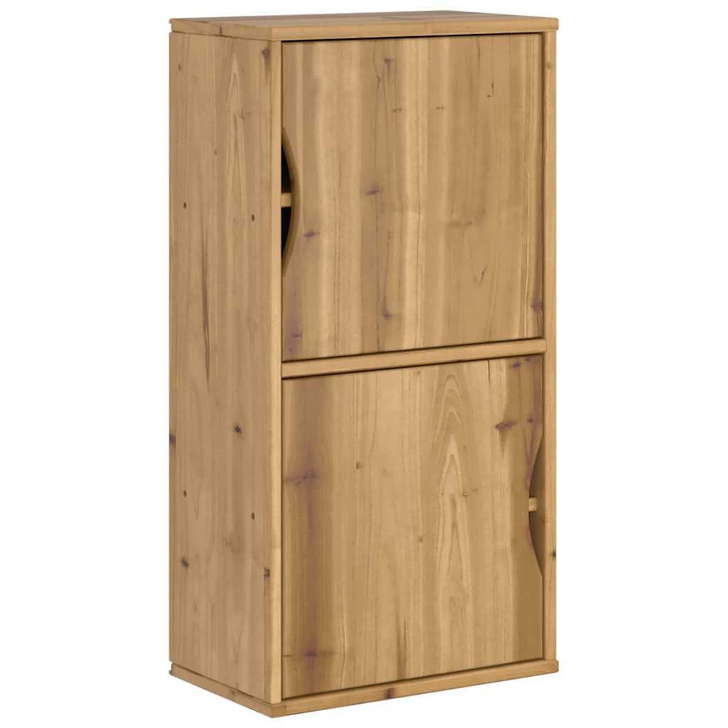 vidaXL Dulap lateral „ODDA” 40x24x79 cm din lemn masiv de pin