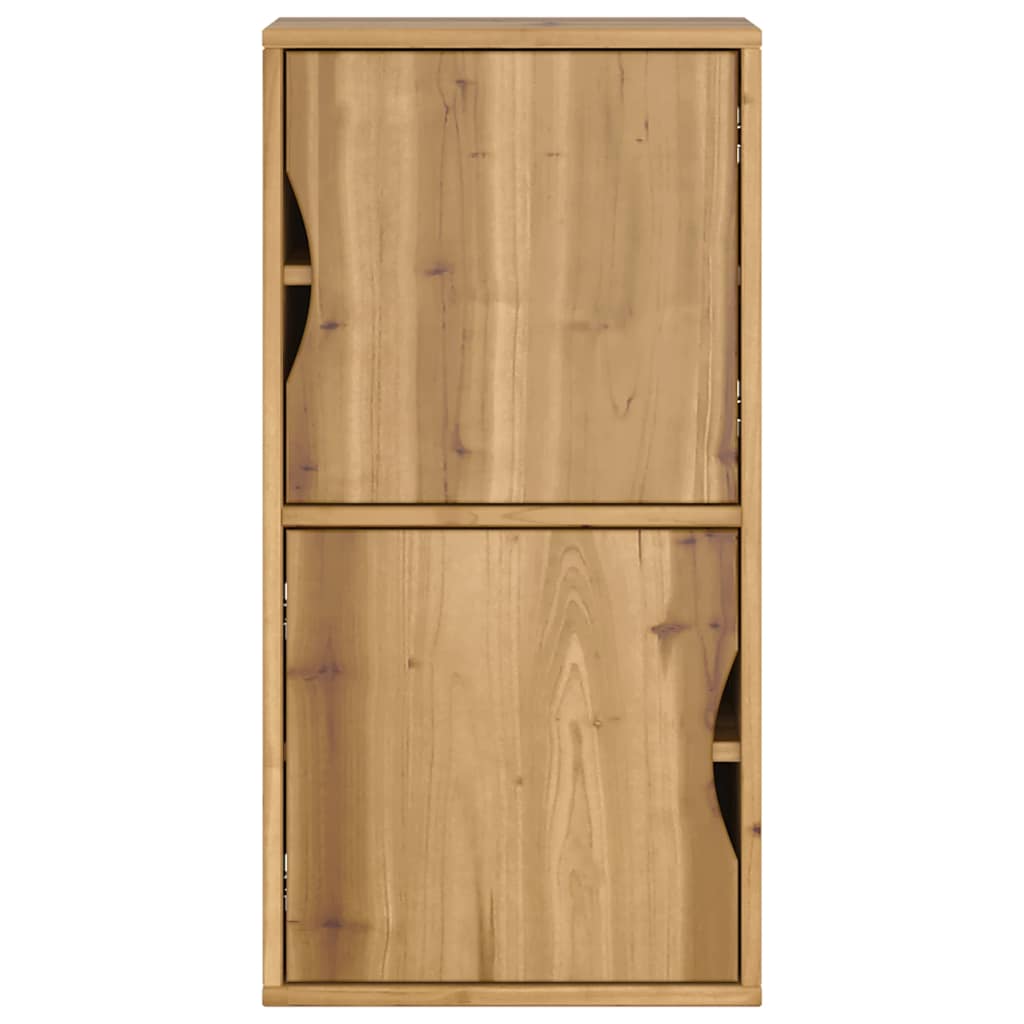 vidaXL Dulap lateral „ODDA” 40x24x79 cm din lemn masiv de pin