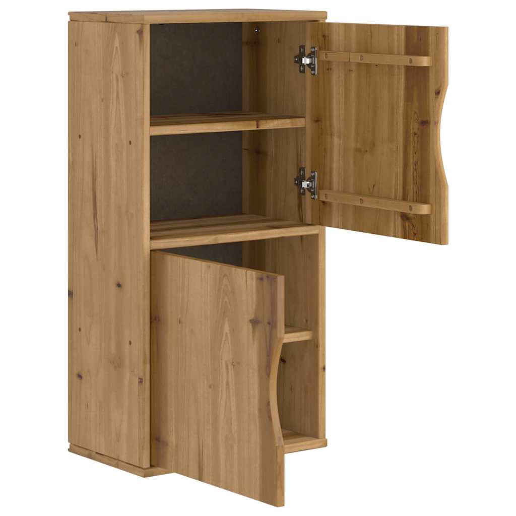 vidaXL Dulap lateral „ODDA” 40x24x79 cm din lemn masiv de pin