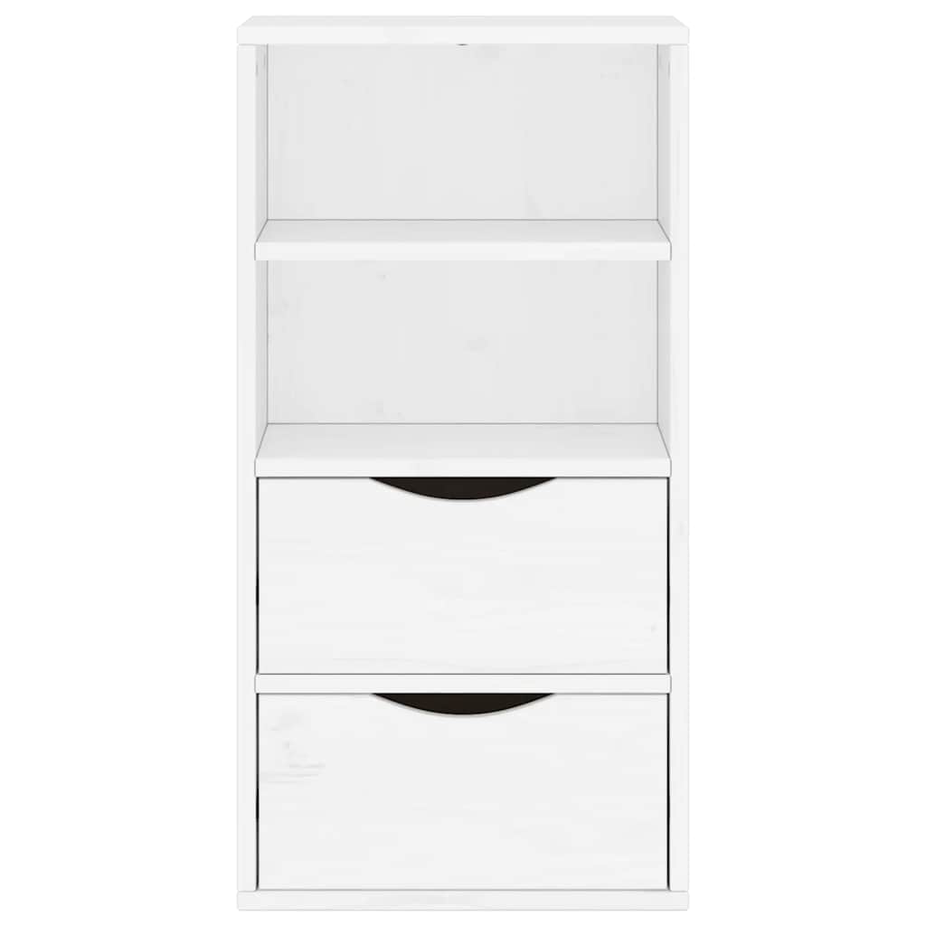 vidaXL Dulap lateral cu sertare ODDA alb 40x24x79 cm lemn masiv de pin vidaXL Dulap lateral cu sertare ODDA alb 40x24x79 cm lemn masiv de pin