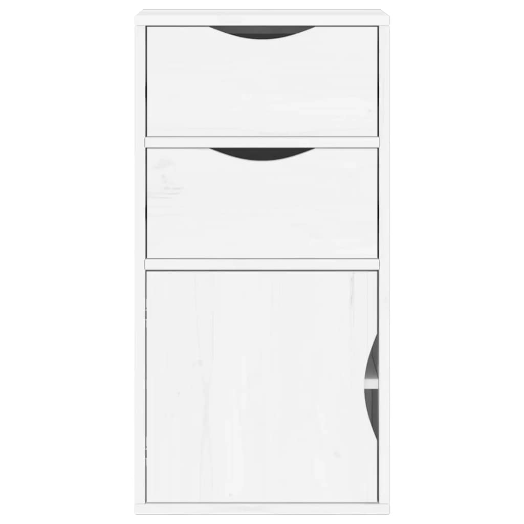 vidaXL Dulap lateral cu sertare ODDA alb 40x24x79 cm lemn masiv de pin vidaXL Dulap lateral cu sertare ODDA alb 40x24x79 cm lemn masiv de pin