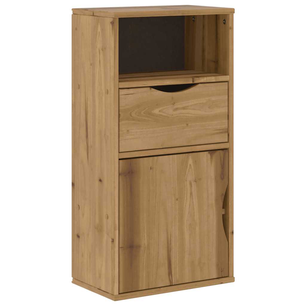 vidaXL Dulap lateral cu sertar „ODDA” 40x24x79 cm lemn masiv de pin
