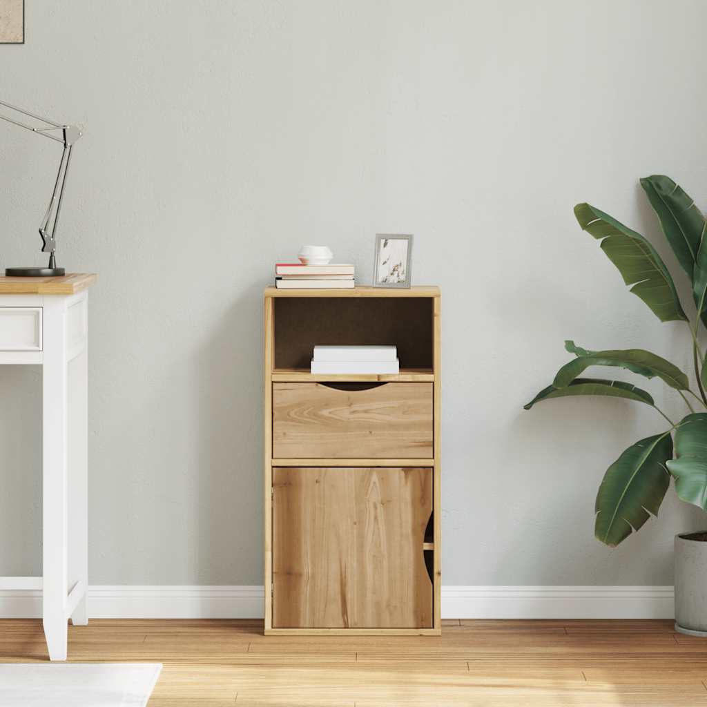 vidaXL Dulap lateral cu sertar „ODDA” 40x24x79 cm lemn masiv de pin