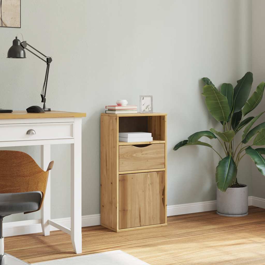 vidaXL Dulap lateral cu sertar „ODDA” 40x24x79 cm lemn masiv de pin