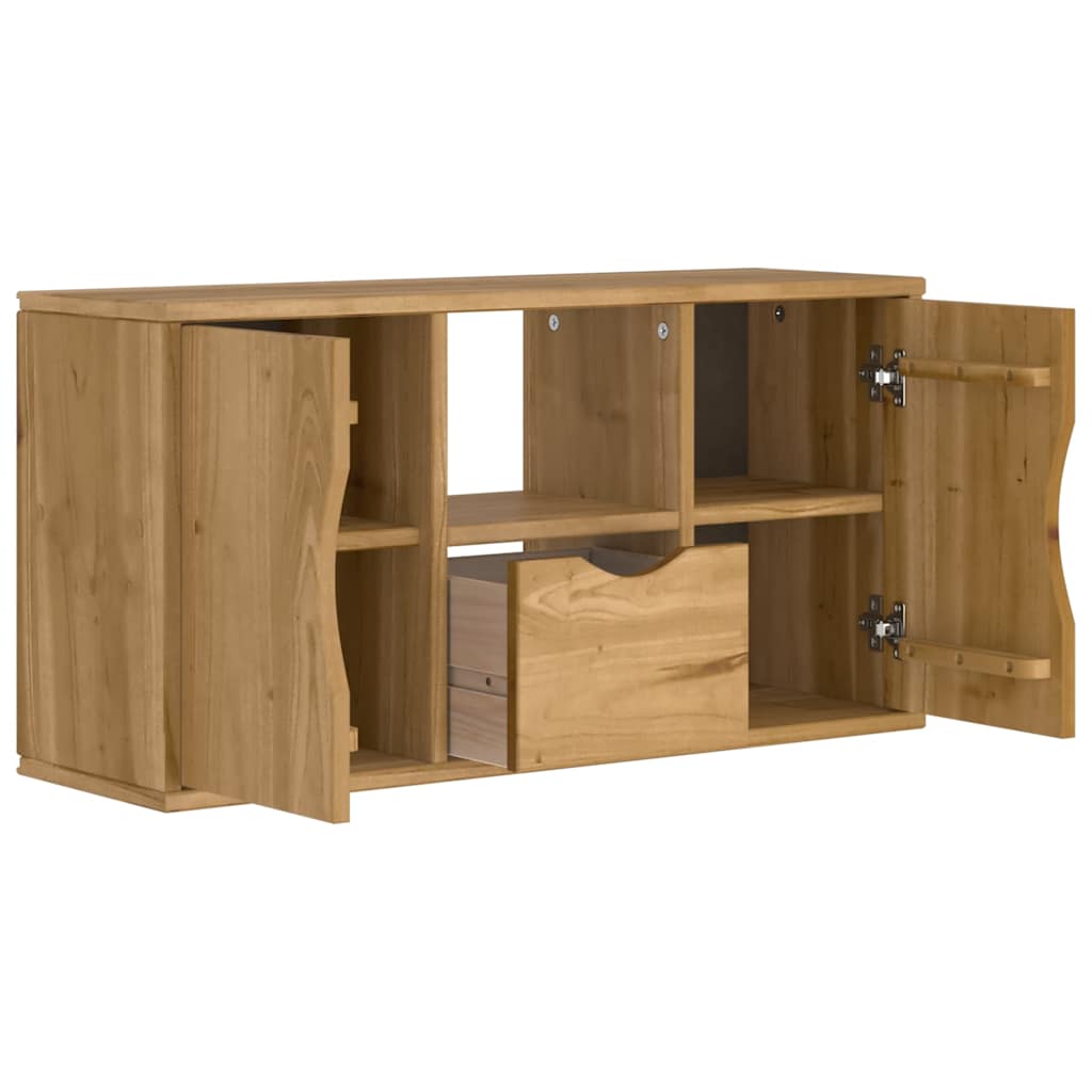 vidaXL Dulap TV cu sertar „ODDA” 79x24x40 cm lemn masiv de pin vidaXL Dulap TV cu sertar „ODDA” 79x24x40 cm lemn masiv de pin