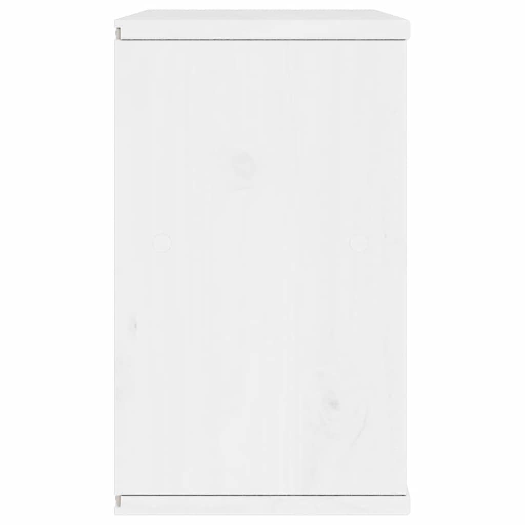 vidaXL Dulap TV cu sertar „ODDA” alb 79x24x40 cm lemn masiv de pin vidaXL Dulap TV cu sertar „ODDA” alb 79x24x40 cm lemn masiv de pin