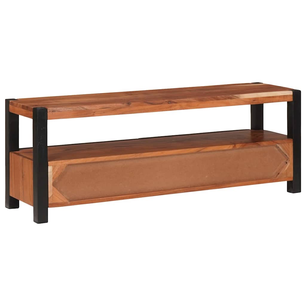 vidaXL Dulap pentru stocare media cu sertar Maro lemn masiv de acacia