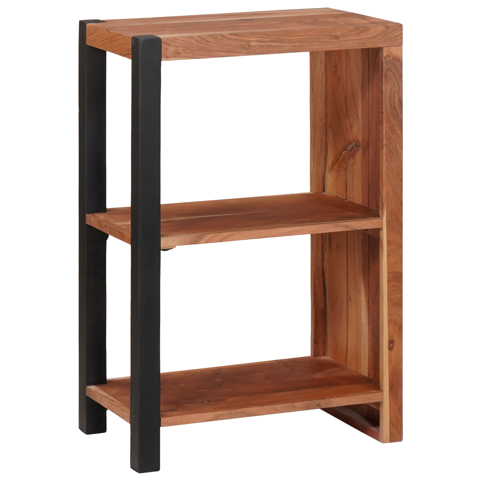 vidaXL Raft pentru cărți Maro 50 x 30 x 75 cm Lemn masiv de acacia