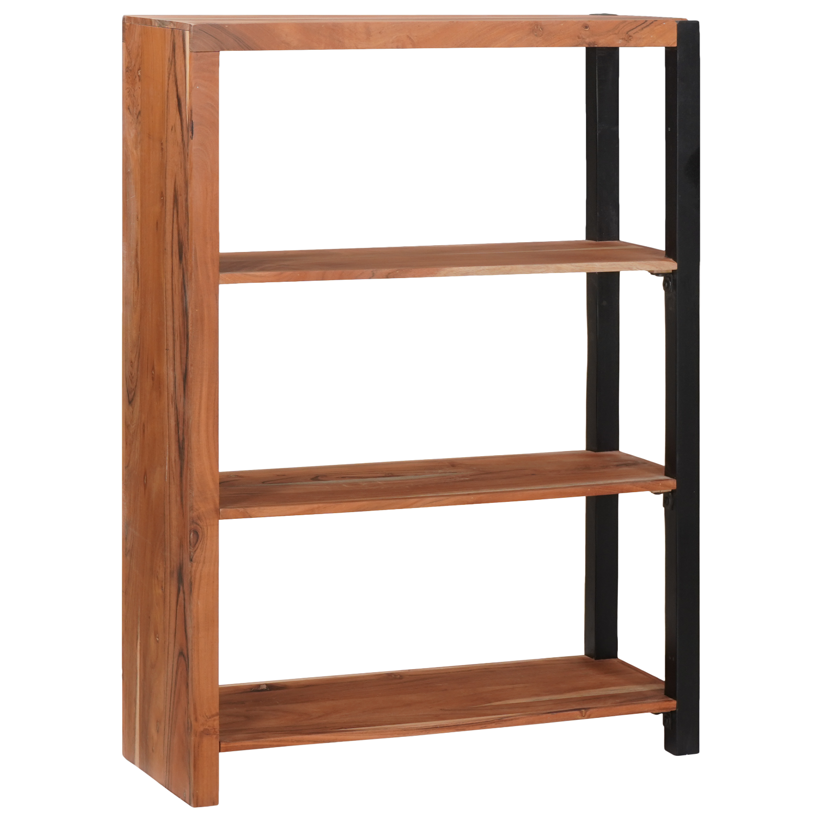 vidaXL Raft pentru cărți Maro 80 x 30 x 110 cm Lemn masiv de acacia