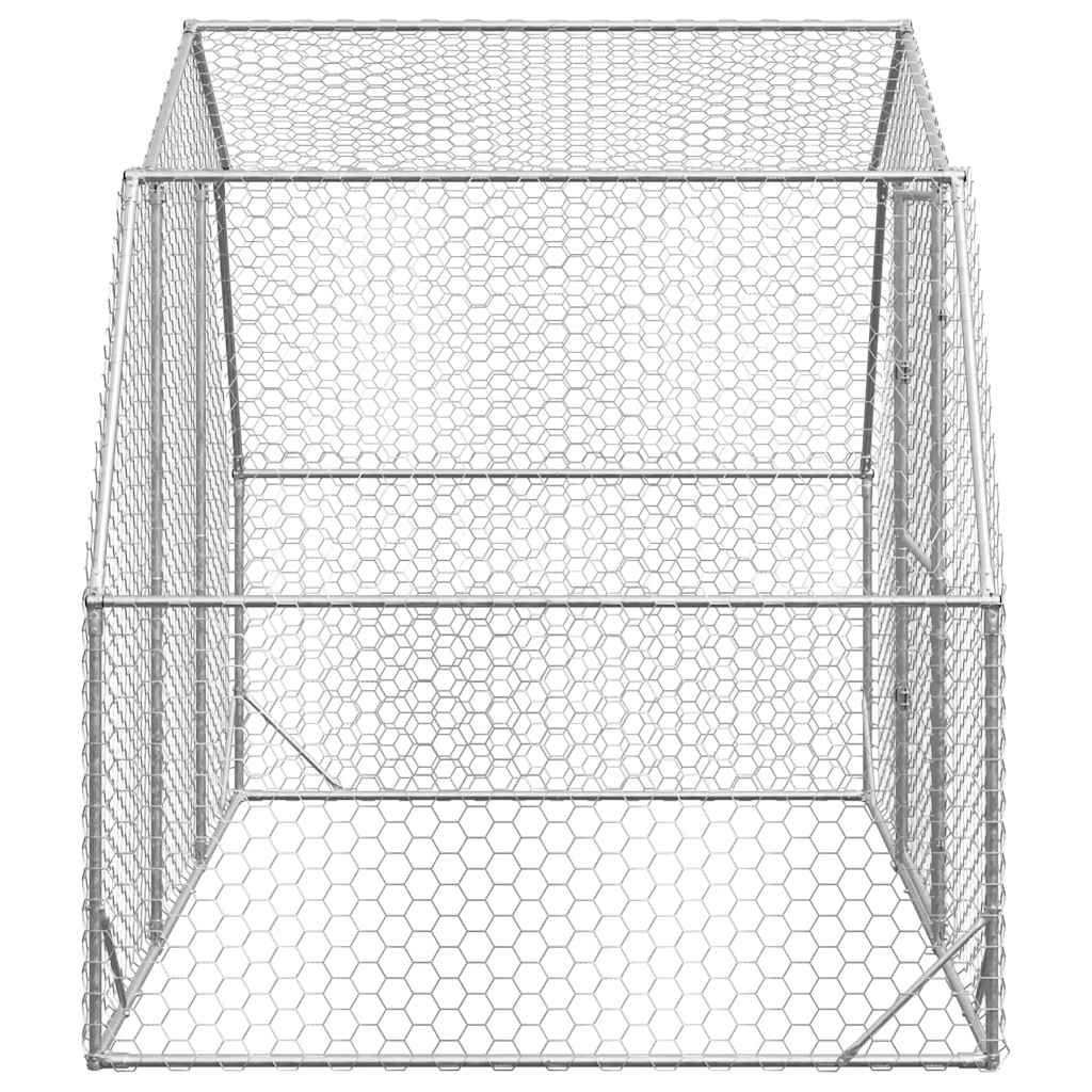 vidaXL Pui de găină 2,5x2x2,25 m Oțel galvanizat vidaXL Pui de găină 2,5x2x2,25 m Oțel galvanizat