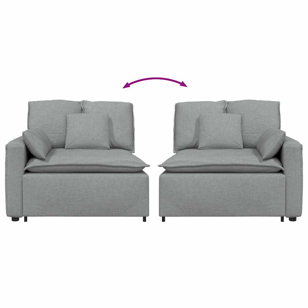 vidaXL Modul modular de capăt pentru cotieră canapea cu perne 100 cm