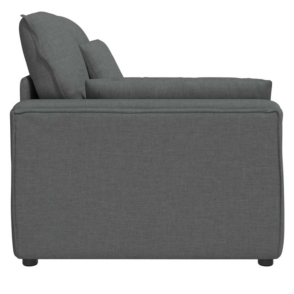 vidaXL Modul modular capăt pentru cotieră canapea cu perne gri închis