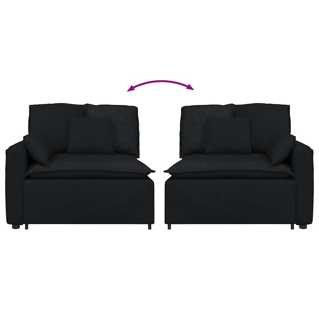 vidaXL Modul modular de capăt pentru cotieră canapea cu perne 100 cm vidaXL Modul modular de capăt pentru cotieră canapea cu perne 100 cm