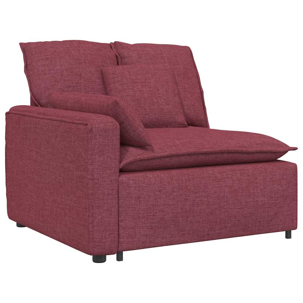 vidaXL Modul modular de capăt pentru cotieră canapea cu perne 100 cm vidaXL Modul modular de capăt pentru cotieră canapea cu perne 100 cm