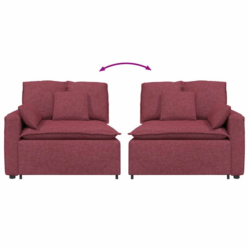 vidaXL Modul modular de capăt pentru cotieră canapea cu perne 100 cm vidaXL Modul modular de capăt pentru cotieră canapea cu perne 100 cm