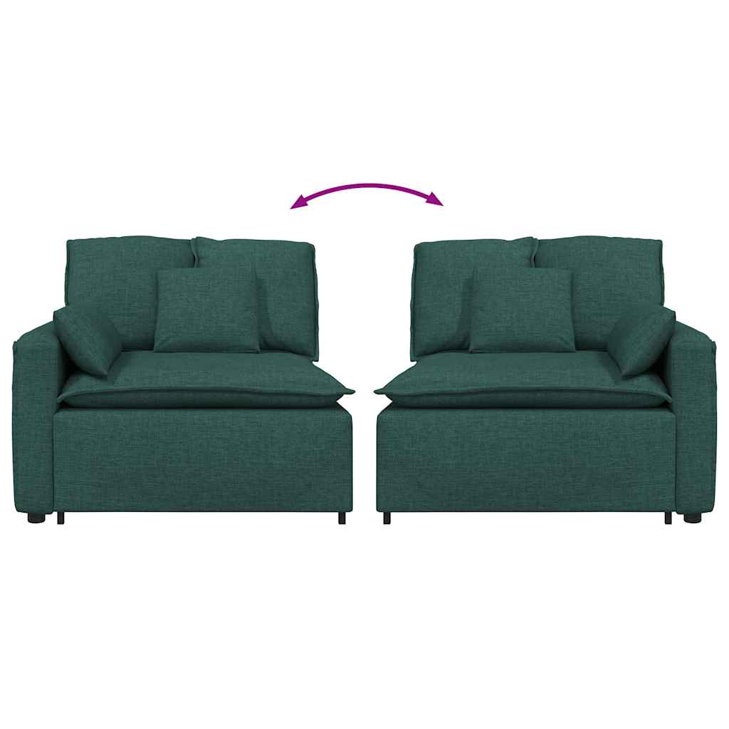 vidaXL Modul modular de capăt pentru cotieră canapea cu perne 100 cm