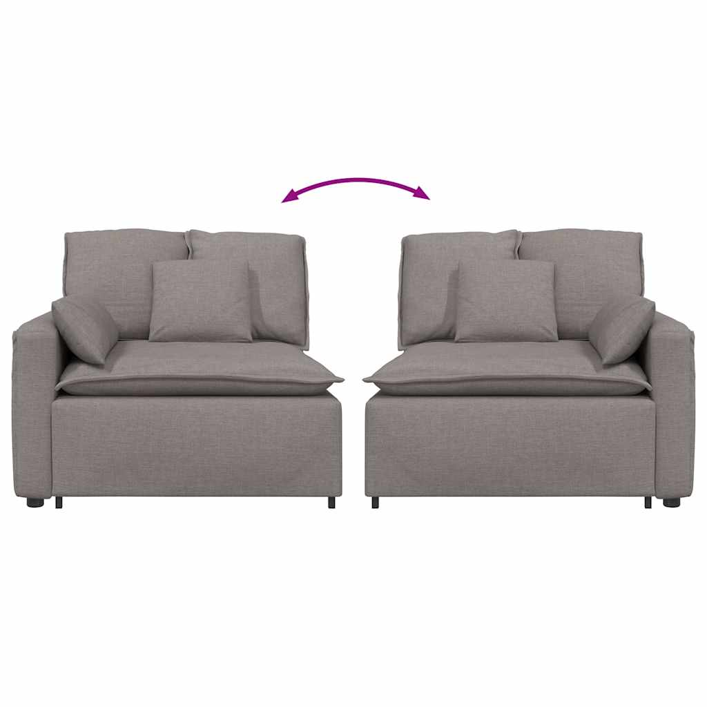 vidaXL Modul modular de capăt pentru cotieră canapea cu perne 100 cm vidaXL Modul modular de capăt pentru cotieră canapea cu perne 100 cm
