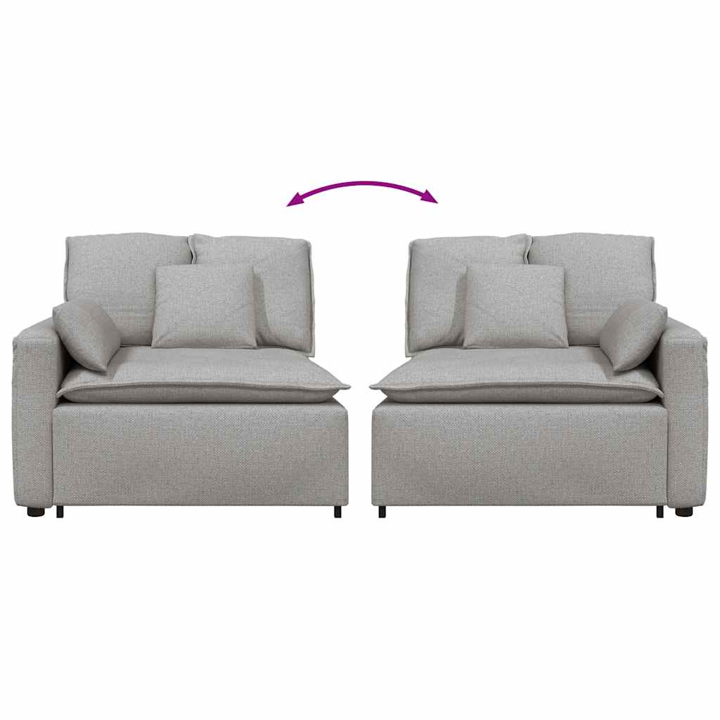vidaXL Modul modular de capăt pentru cotieră canapea cu perne 100 cm