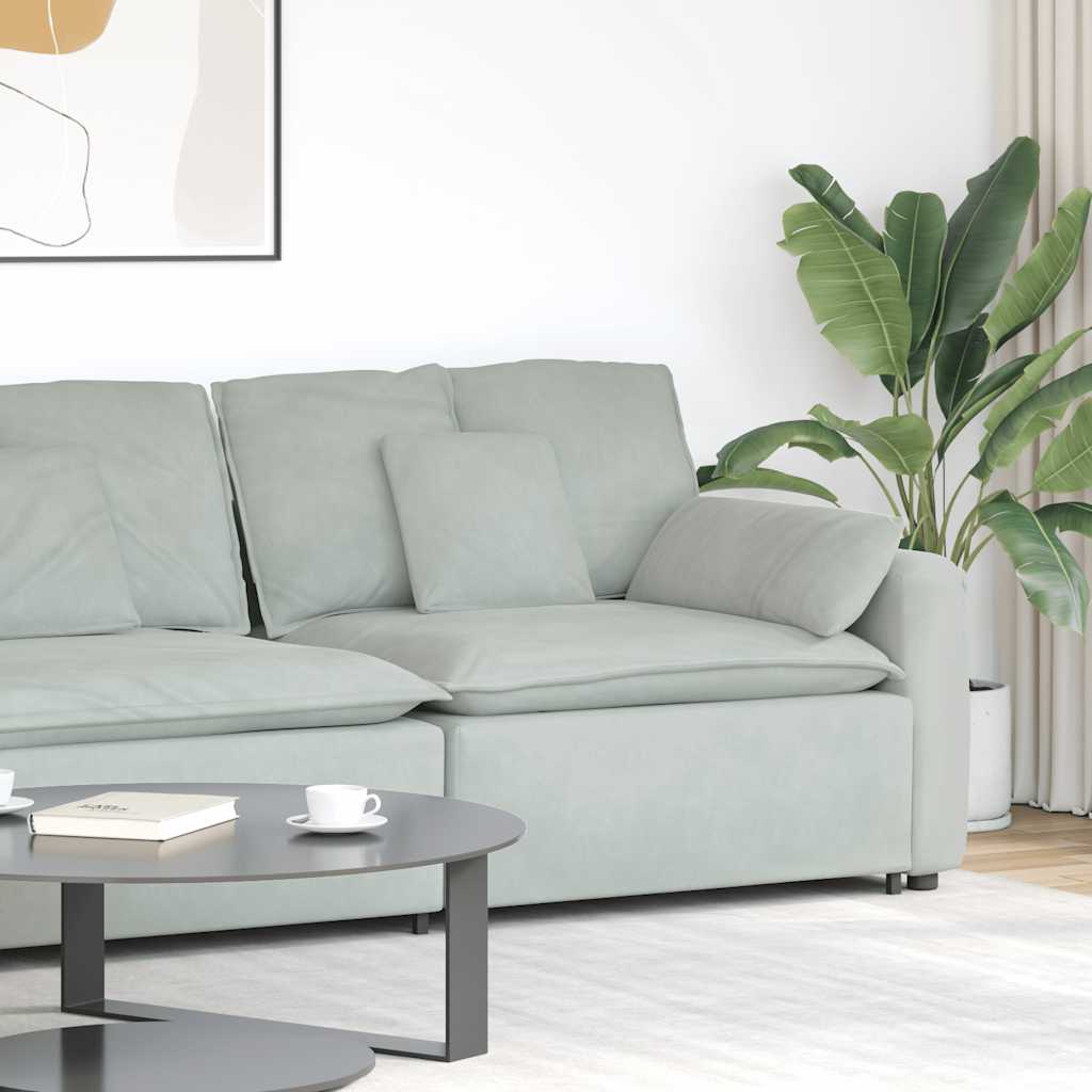 vidaXL Modul modular de capăt pentru cotieră canapea cu perne 100 cm vidaXL Modul modular de capăt pentru cotieră canapea cu perne 100 cm