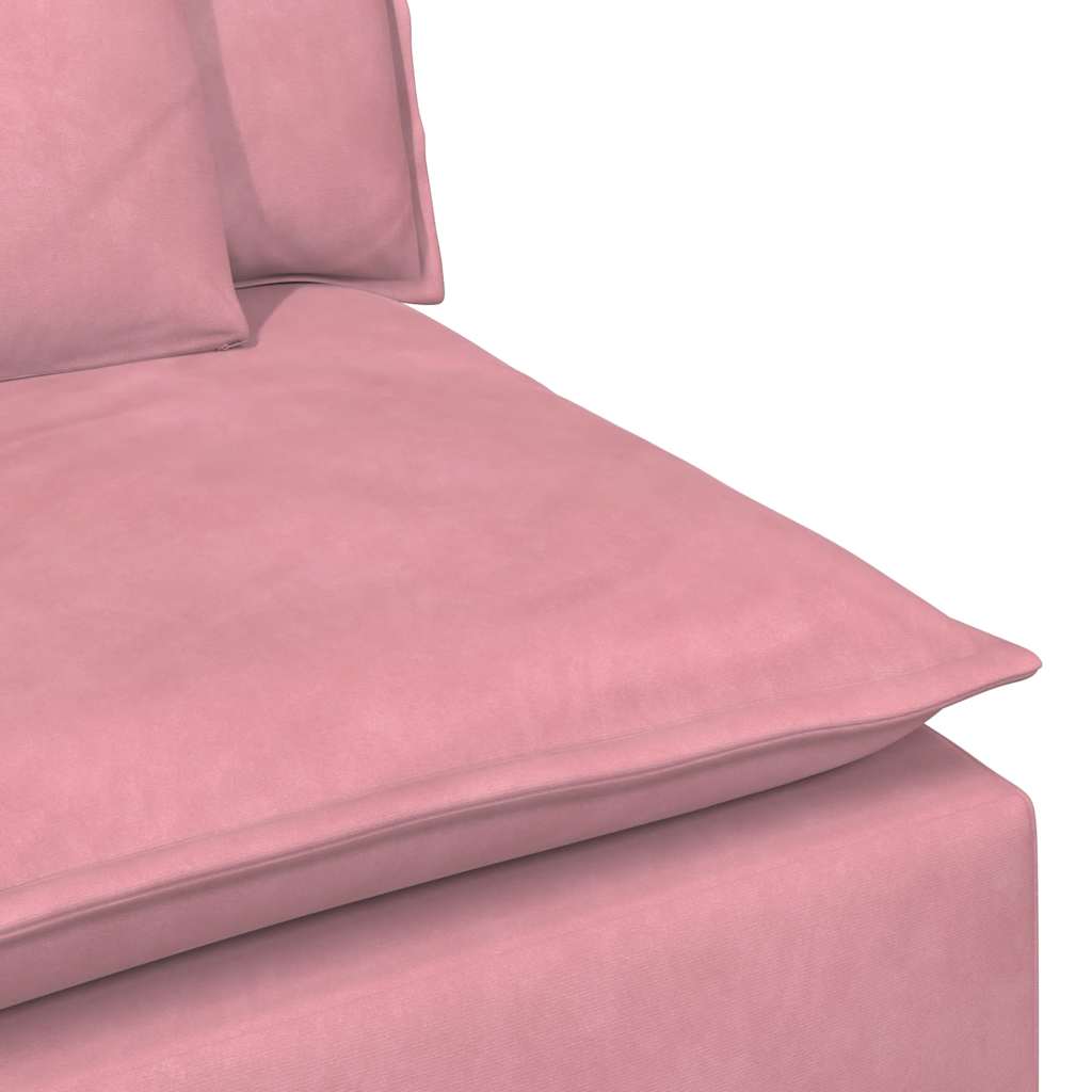 vidaXL Modul modular de capăt pentru cotieră canapea cu perne 100 cm vidaXL Modul modular de capăt pentru cotieră canapea cu perne 100 cm