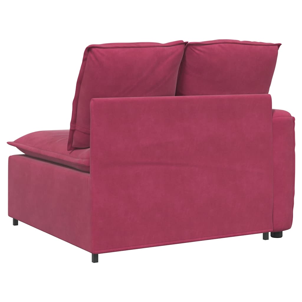 vidaXL Modul modular de capăt pentru cotieră canapea cu perne 100 cm