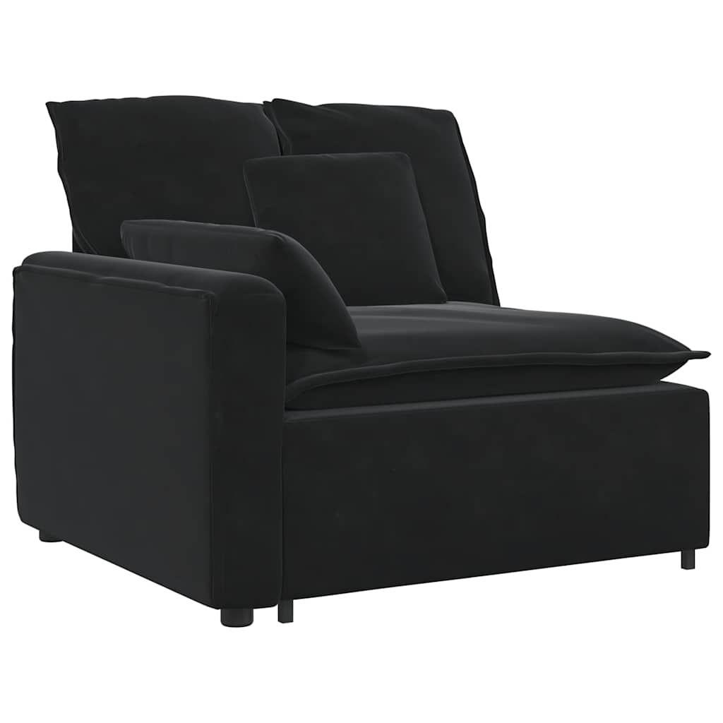 vidaXL Modul modular de capăt pentru cotieră canapea cu perne 100 cm vidaXL Modul modular de capăt pentru cotieră canapea cu perne 100 cm