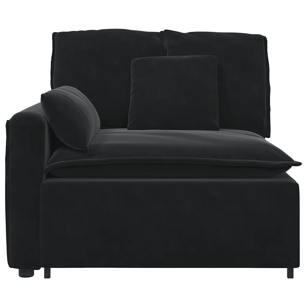 vidaXL Modul modular de capăt pentru cotieră canapea cu perne 100 cm vidaXL Modul modular de capăt pentru cotieră canapea cu perne 100 cm
