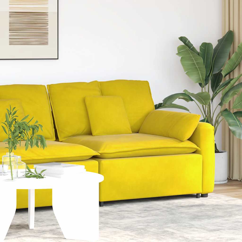 vidaXL Modul modular de capăt pentru cotieră canapea cu perne 100 cm vidaXL Modul modular de capăt pentru cotieră canapea cu perne 100 cm