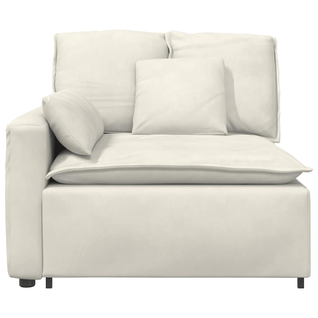 vidaXL Modul modular de capăt pentru cotieră canapea cu perne 100 cm vidaXL Modul modular de capăt pentru cotieră canapea cu perne 100 cm