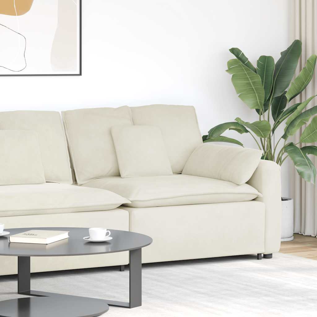 vidaXL Modul modular de capăt pentru cotieră canapea cu perne 100 cm vidaXL Modul modular de capăt pentru cotieră canapea cu perne 100 cm