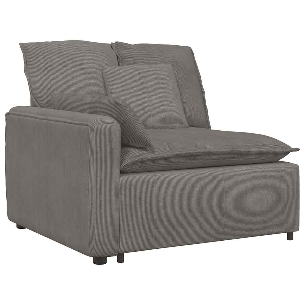 vidaXL Modul modular de capăt pentru cotieră canapea cu perne 100 cm vidaXL Modul modular de capăt pentru cotieră canapea cu perne 100 cm