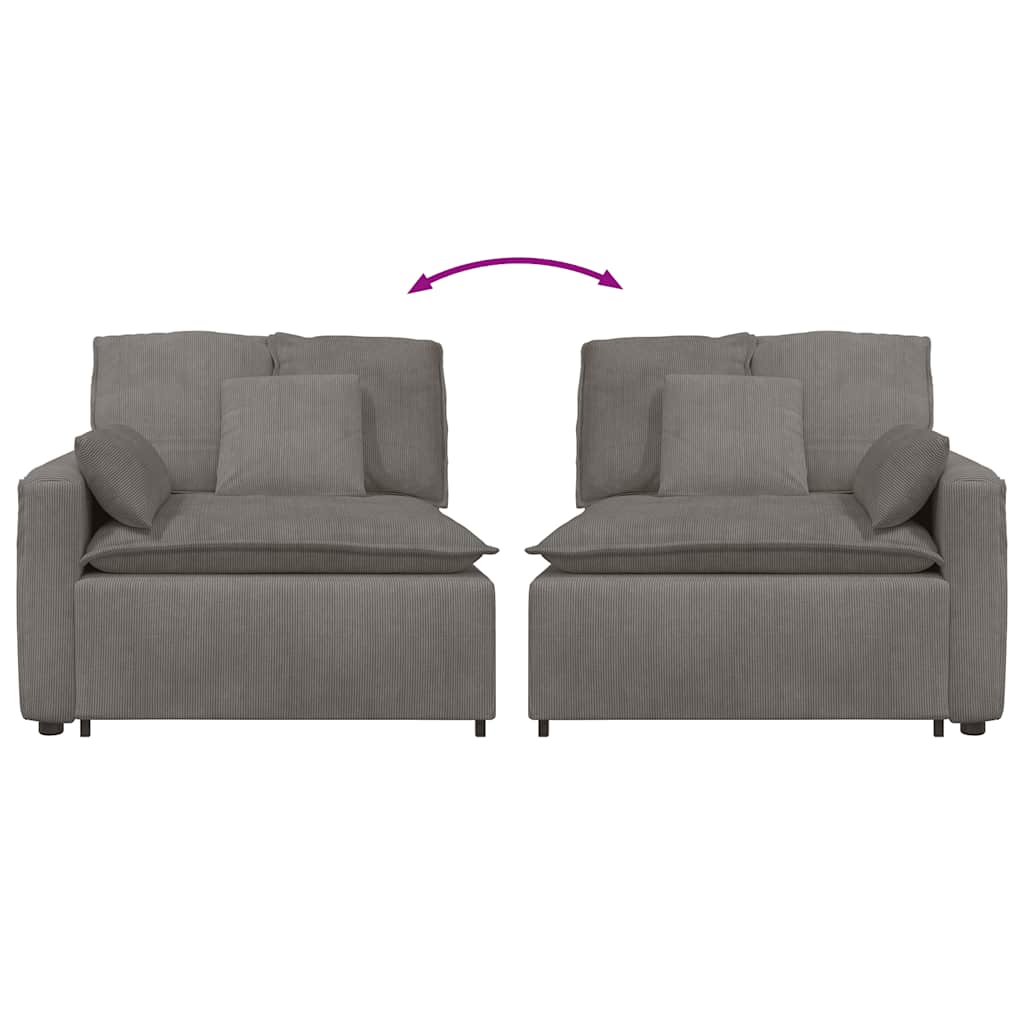 vidaXL Modul modular de capăt pentru cotieră canapea cu perne 100 cm vidaXL Modul modular de capăt pentru cotieră canapea cu perne 100 cm