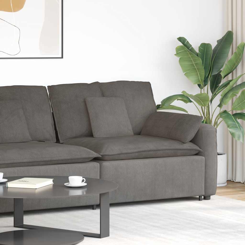 vidaXL Modul modular de capăt pentru cotieră canapea cu perne 100 cm vidaXL Modul modular de capăt pentru cotieră canapea cu perne 100 cm