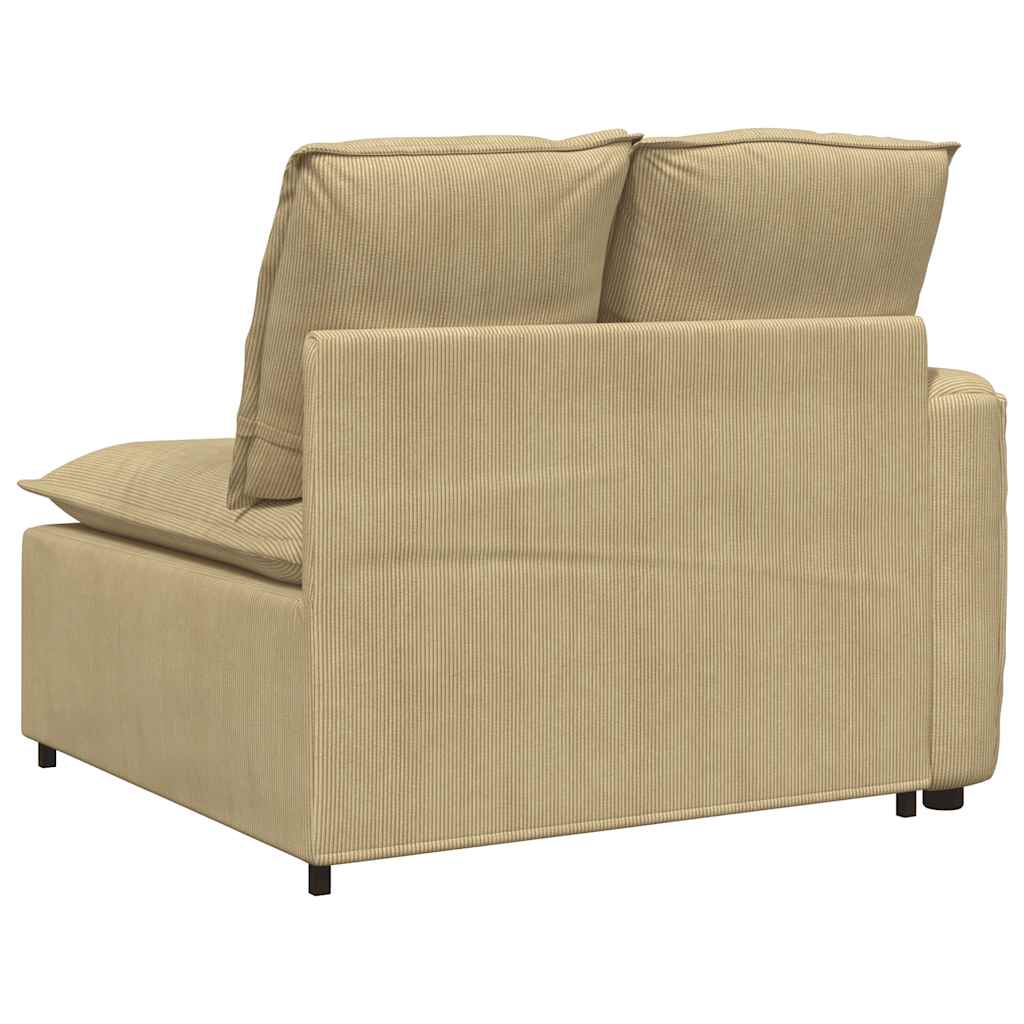 vidaXL Modul modular de capăt pentru cotieră canapea cu perne 100 cm